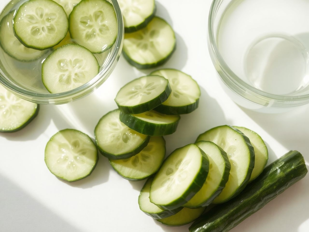 Az uborka antioxidánsai segítik a bőrtónus egyenletesítését.