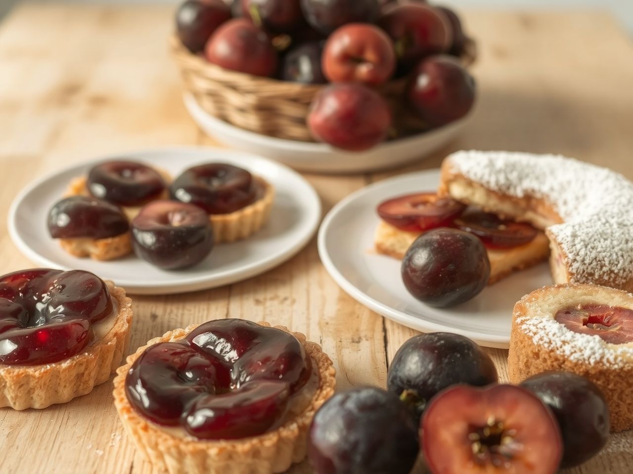 A szilvás pite illata az otthon melegét idézi.