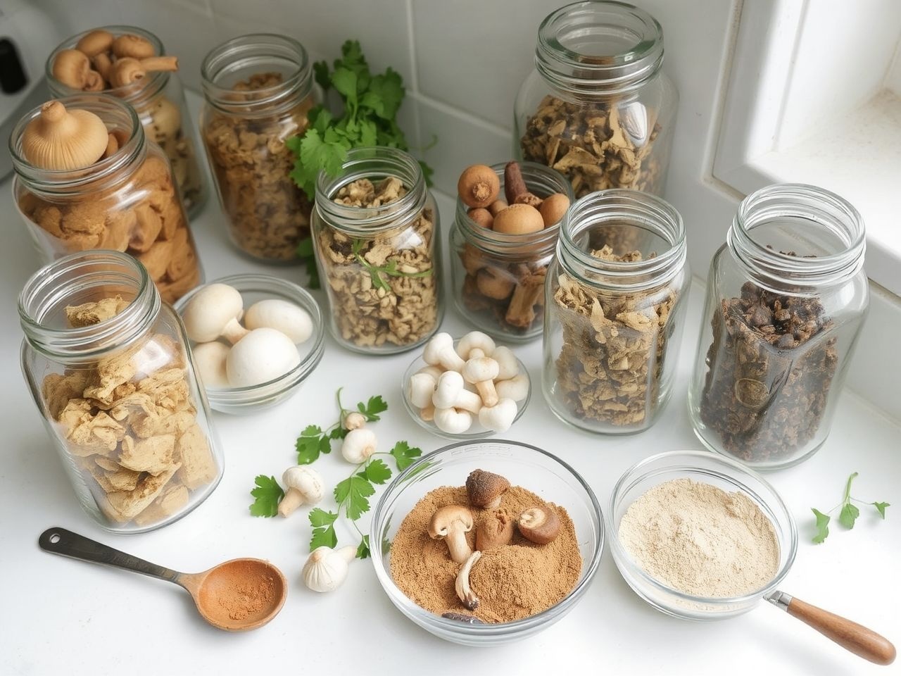 A szárított gomba gazdag antioxidánsokban és támogathatja az immunrendszert.