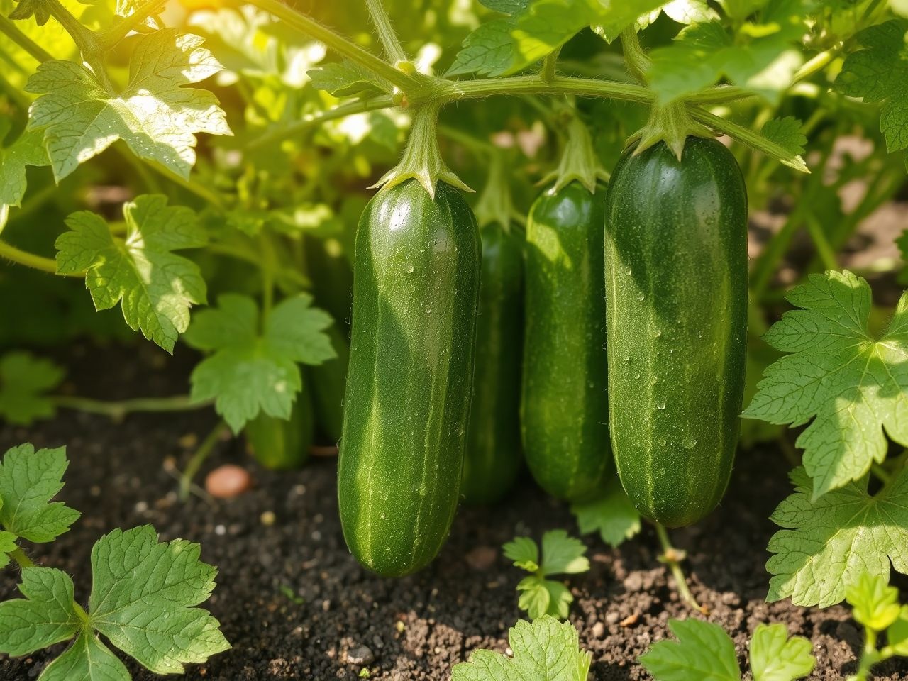 Az uborka termesztése alacsony vízfelhasználással támogatja a fenntarthatóságot.