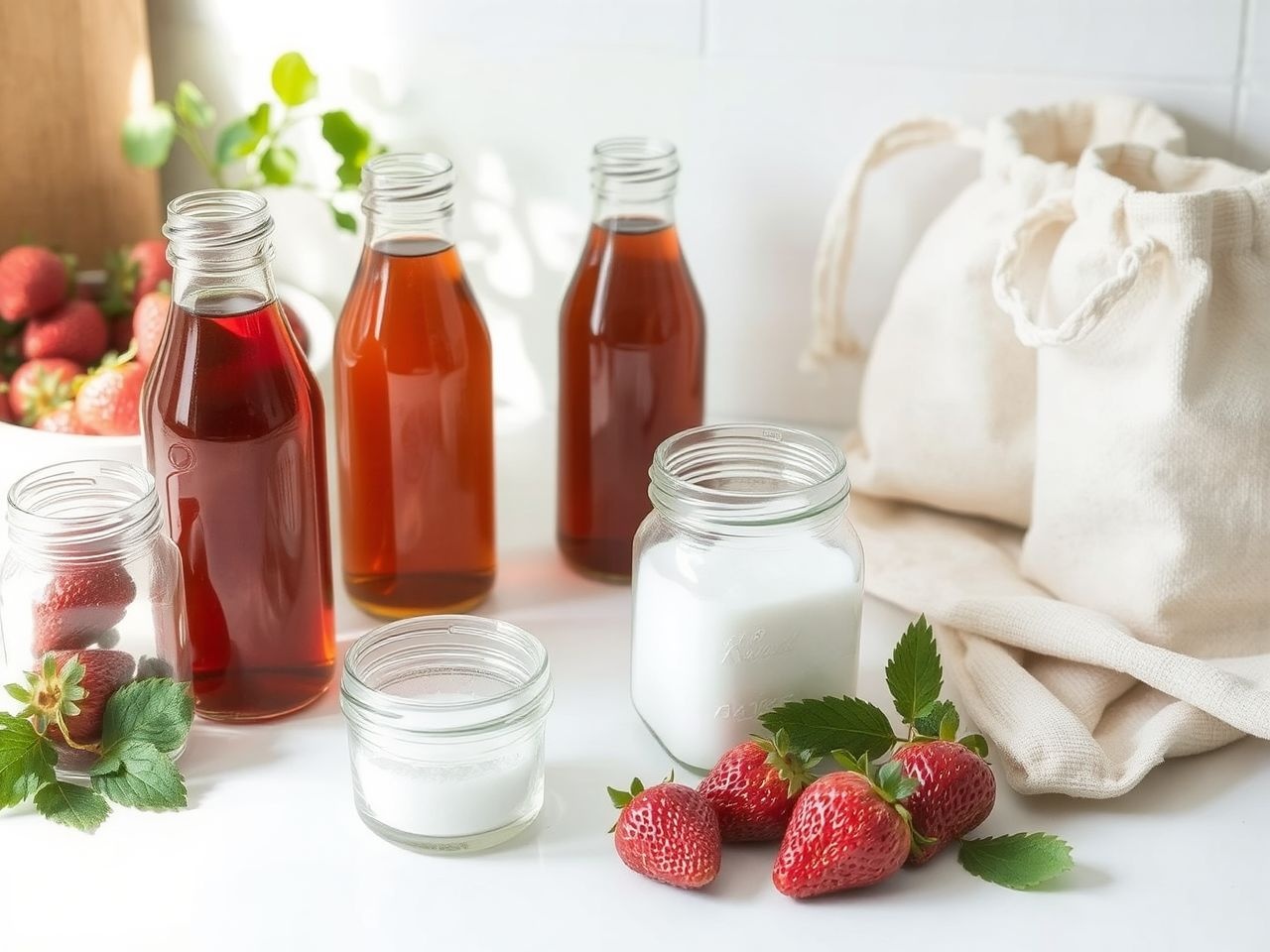 Fenntartható szörpkészítéshez helyi, bio eper használata ajánlott.