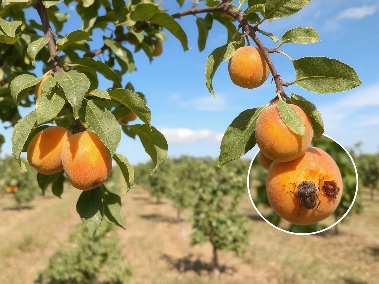 A túlöntözés a Bergeron sárgabarack leggyakoribb terméscsökkentő hibája.