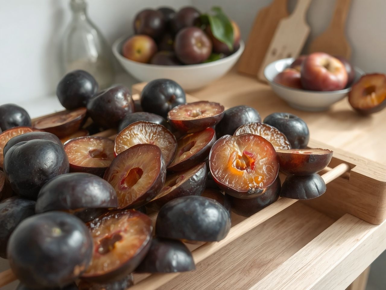 Aszalás közben a penészedést gyorsan megelőzi a megfelelő szárítás.