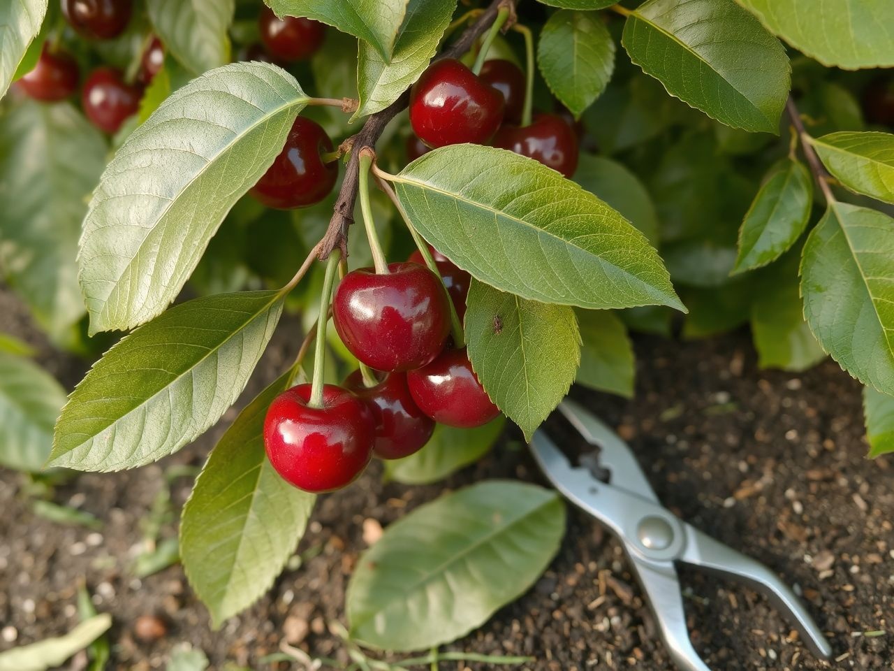 A Vera cseresznye érzékeny a moníliás betegségre, védekezés kell.