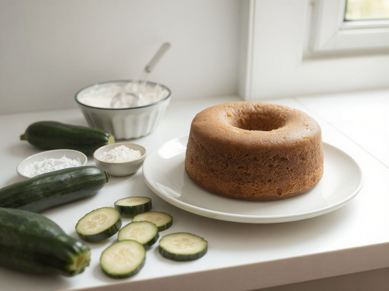 A cukkinis piskóta gluténmentesen is elkészíthető könnyen.