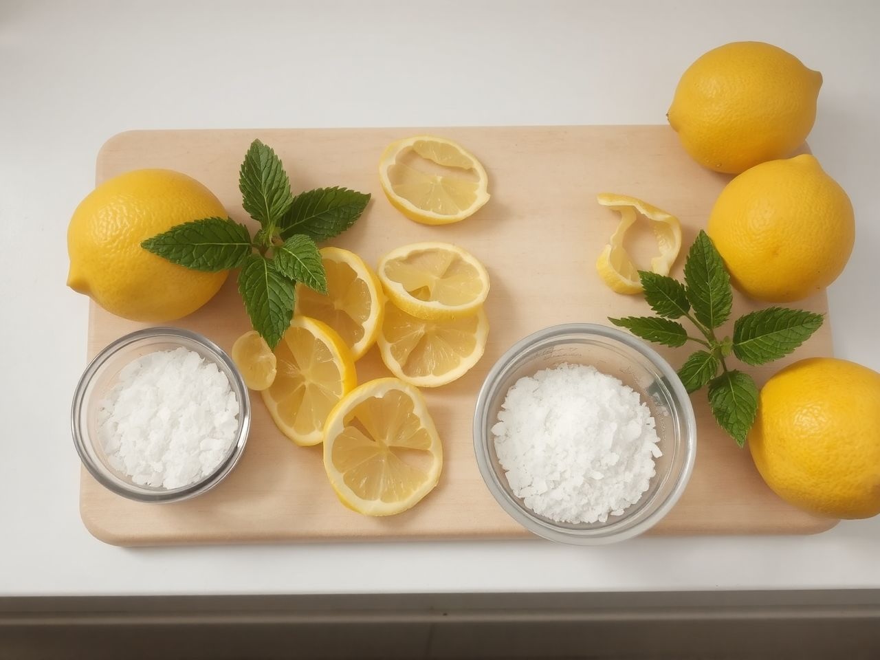 Citromhéjat mosd alaposan, szódabikarbónás vízben áztatva.