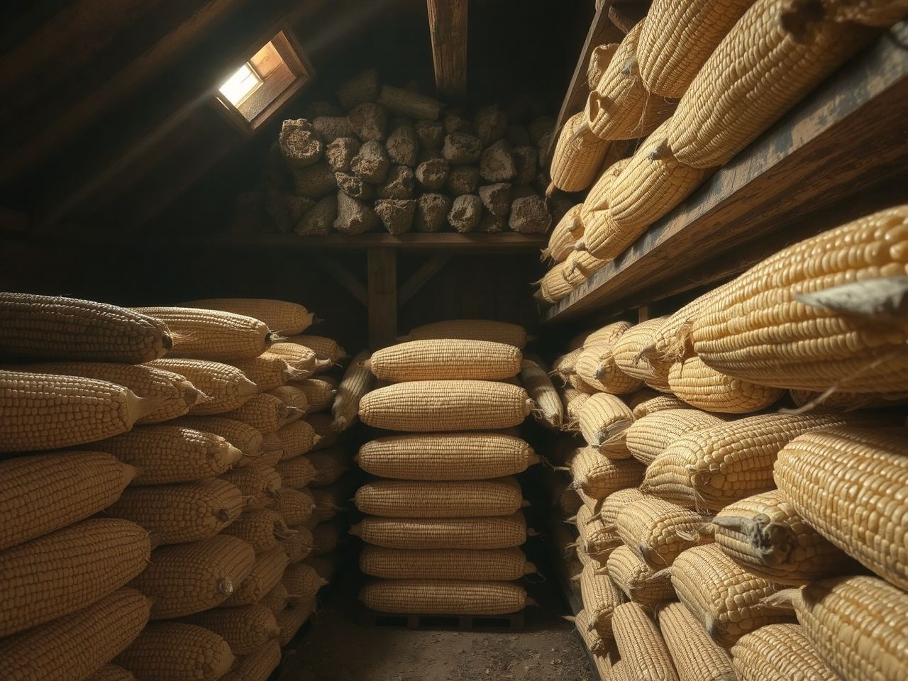 A kukorica hosszú távú tárolásához alacsony páratartalom szükséges.