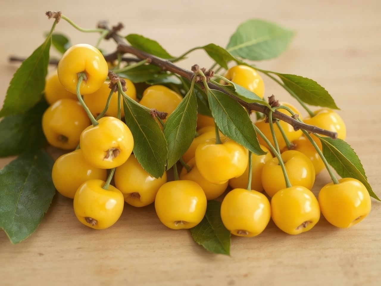 A sárga cseresznyefajták különleges édes ízvilággal rendelkeznek.