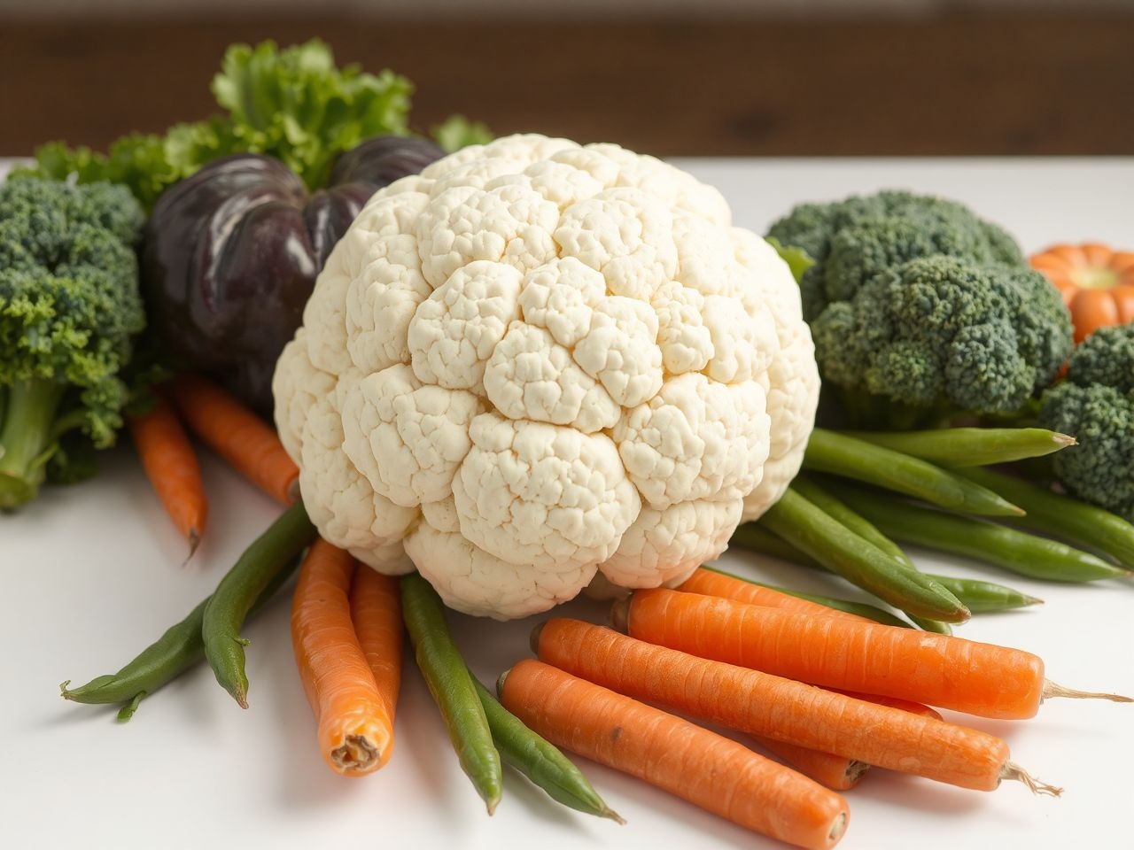 A karfiol kevesebb kalóriát és szénhidrátot tartalmaz, mint más zöldségek.