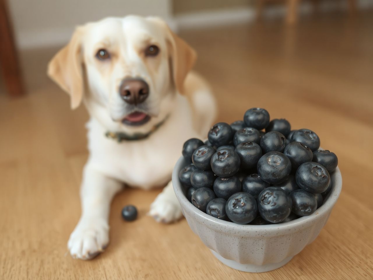 Az érett, tiszta áfonya biztonságos és egészséges kutyáknak.