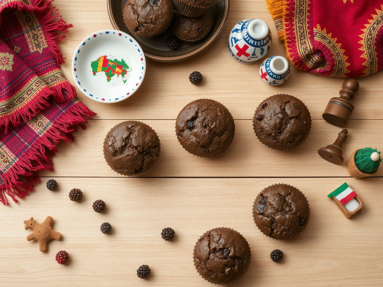 A muffin eredete Angliából származik, de világszerte népszerű.