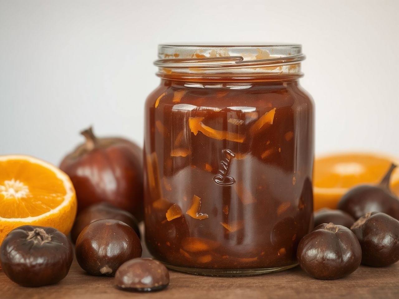 A narancsos gesztenyelekvár frissítő citrusos ízt kölcsönöz.