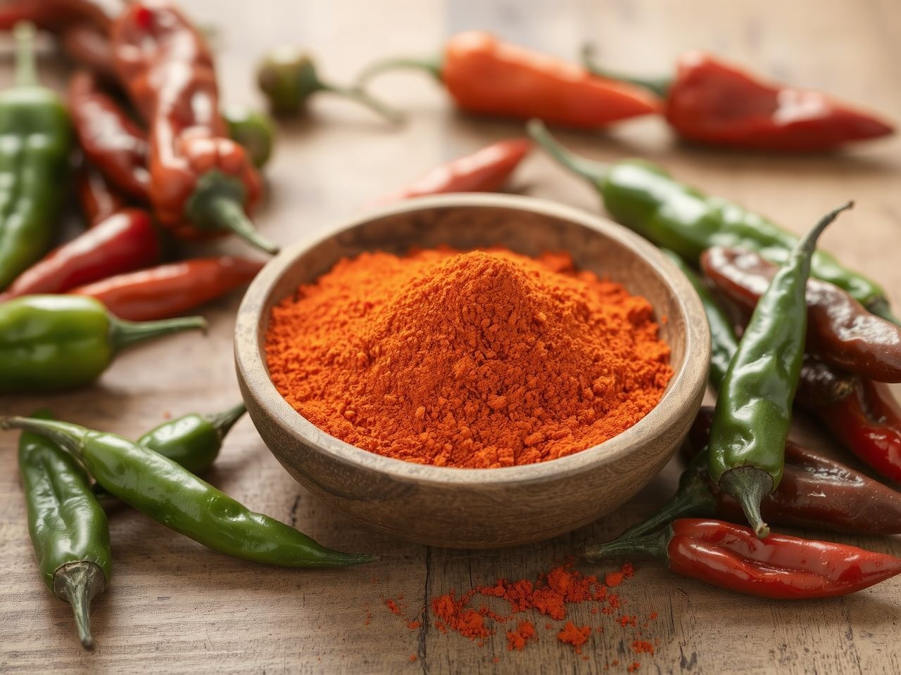 A paprika a magyar konyha jellegzetes, élénk színű fűszere.