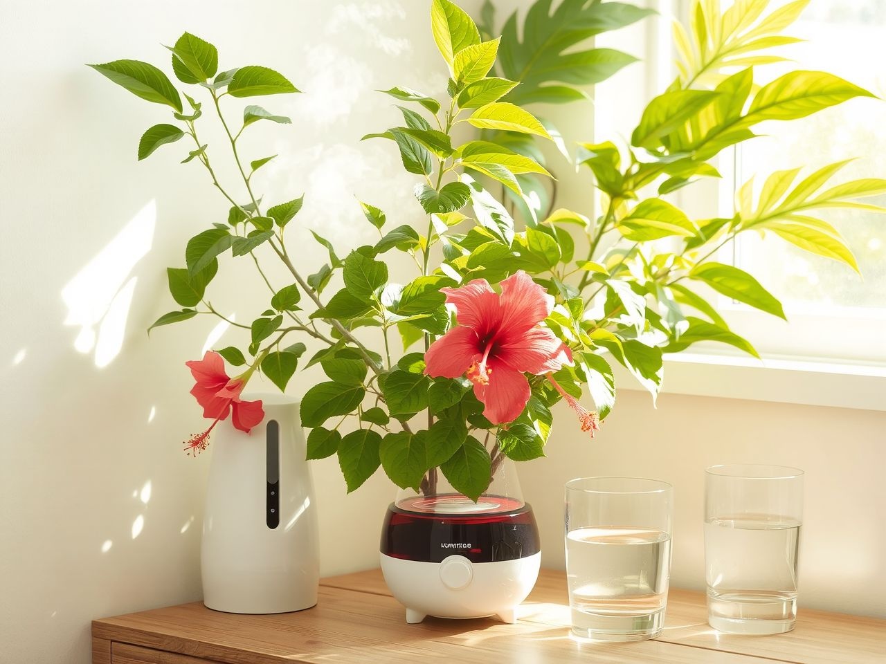 A magas páratartalom serkenti a kínai rózsa virágzását.