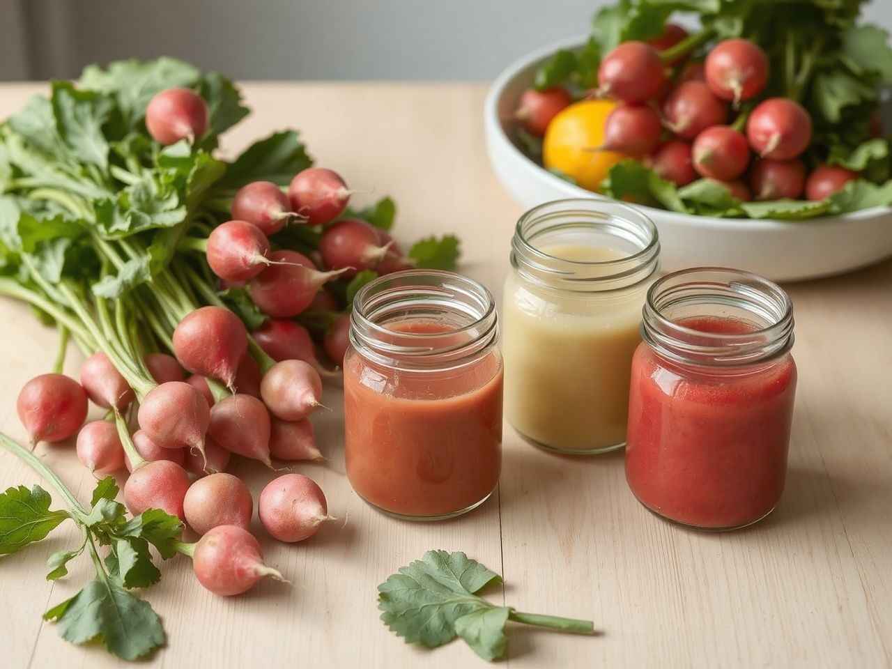 A retek enyhén csípős íze miatt apróra reszelve ajánlott.