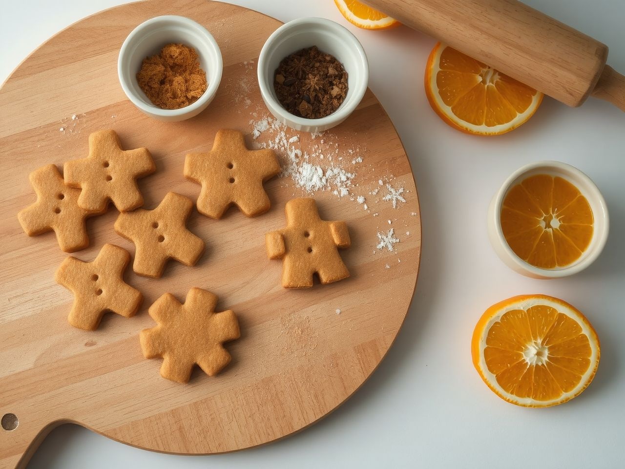 A mézeskalács fűszerei harmonikusan keverednek a friss narancshéjjal.
