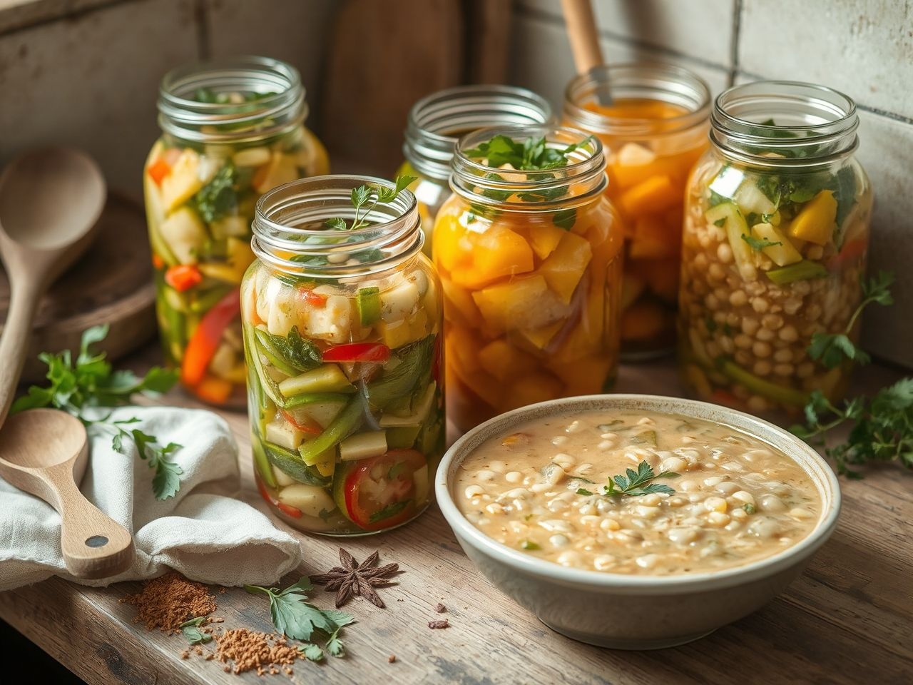 A savanyítás kiemeli, a sűrítés gazdagítja a lencseleves ízét.