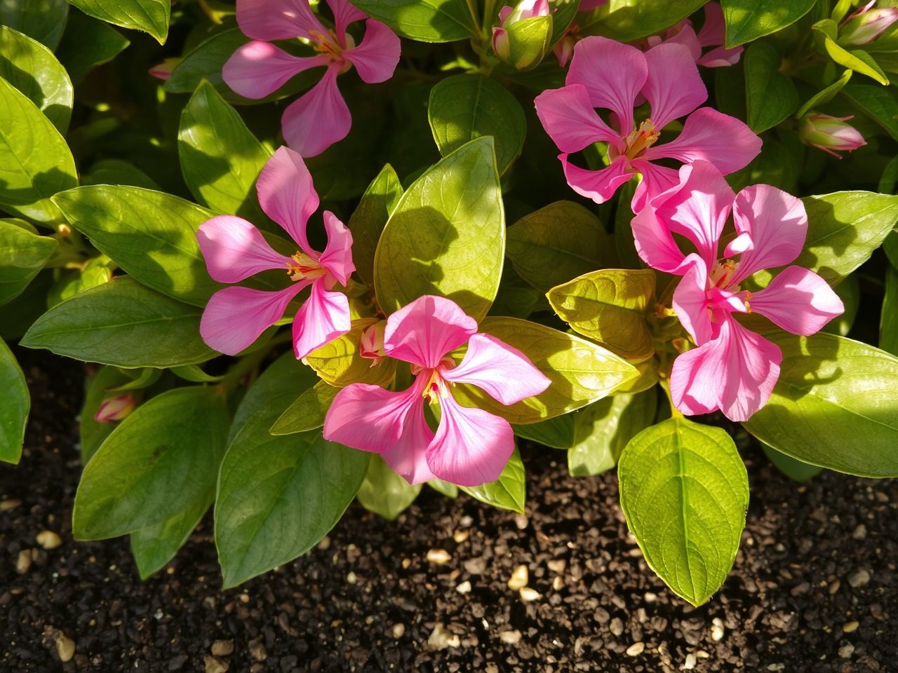A megfelelő tápanyagellátás serkenti a babérrózsa bőséges virágzását.