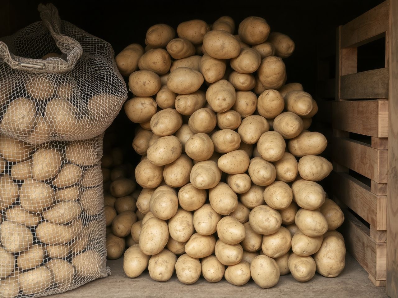 Az impala burgonya hűvös, száraz helyen hosszú friss marad.