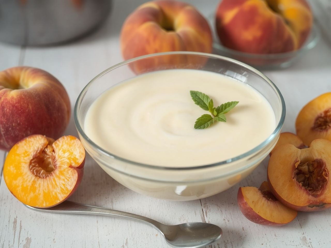 Az őszibarackkrémleveshez a sima textúra a lédús, érett barack titka.