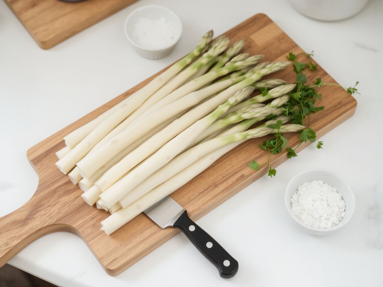 A spárga főzővizébe egy csipet só és cukor ajánlott.