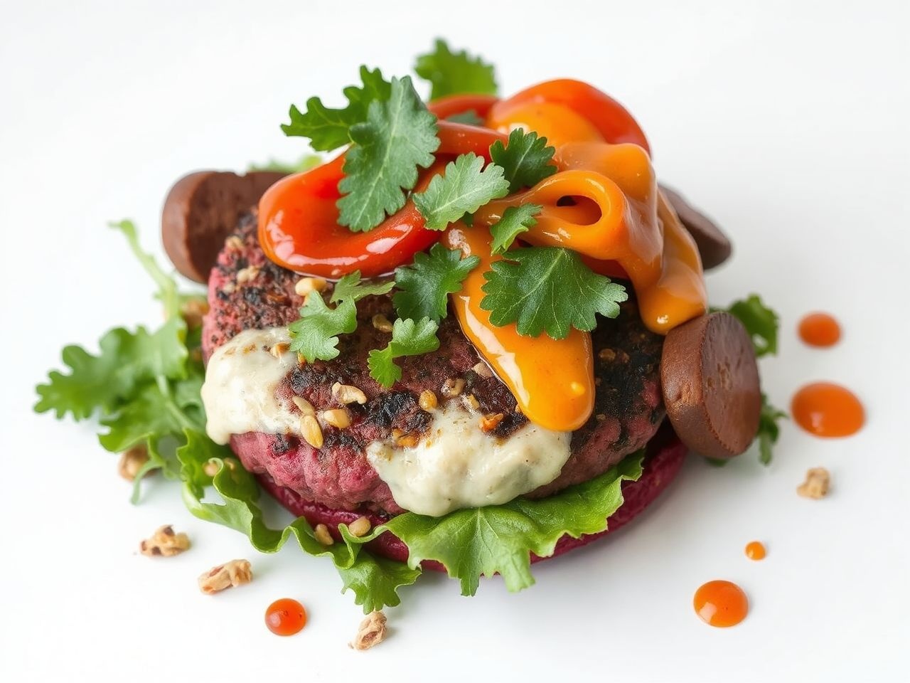 A céklaburgert salátákhoz és szendvicsekhez is kreatívan használhatod!