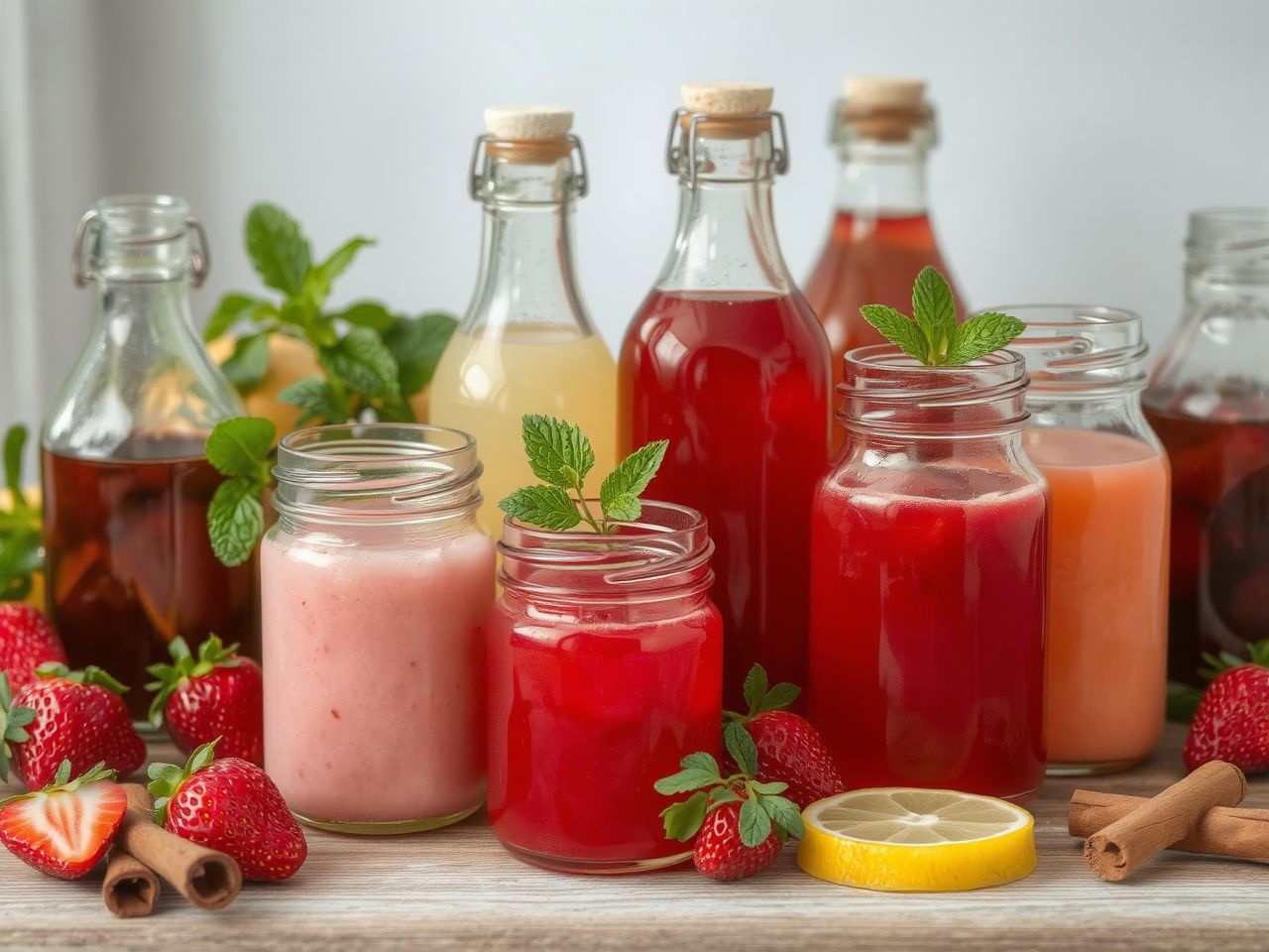 Az egyedi ízesítésekkel minden korty házi eperszörp élmény.