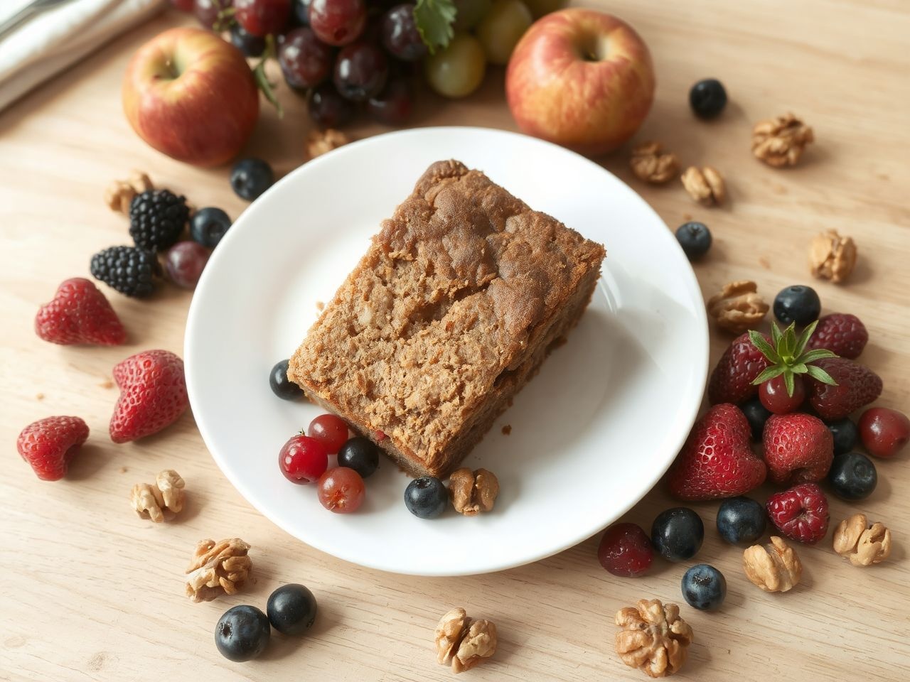 Az almás süti ízét bogyós gyümölcsökkel is feldobhatod.