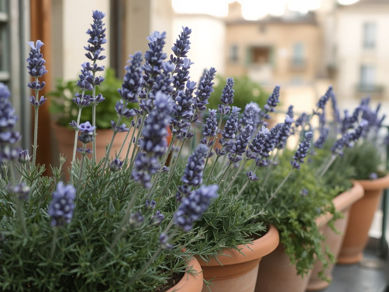 A francia levendula balkonon is illatos Provence-t varázsol.