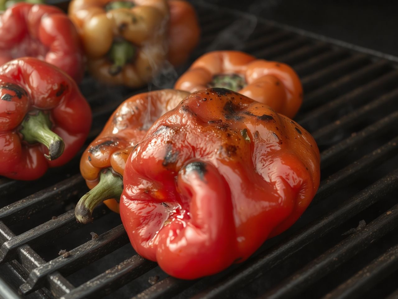 A paprika grillezése fokozza az aromákat és karamellizálja a felületet.