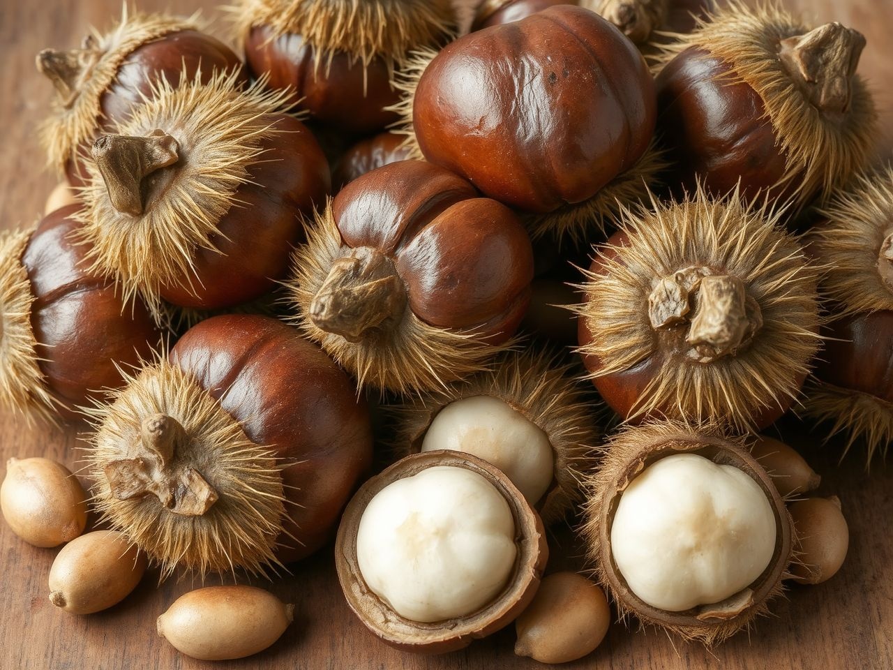 A kínai gesztenye gazdag C-vitaminban és antioxidánsokban.