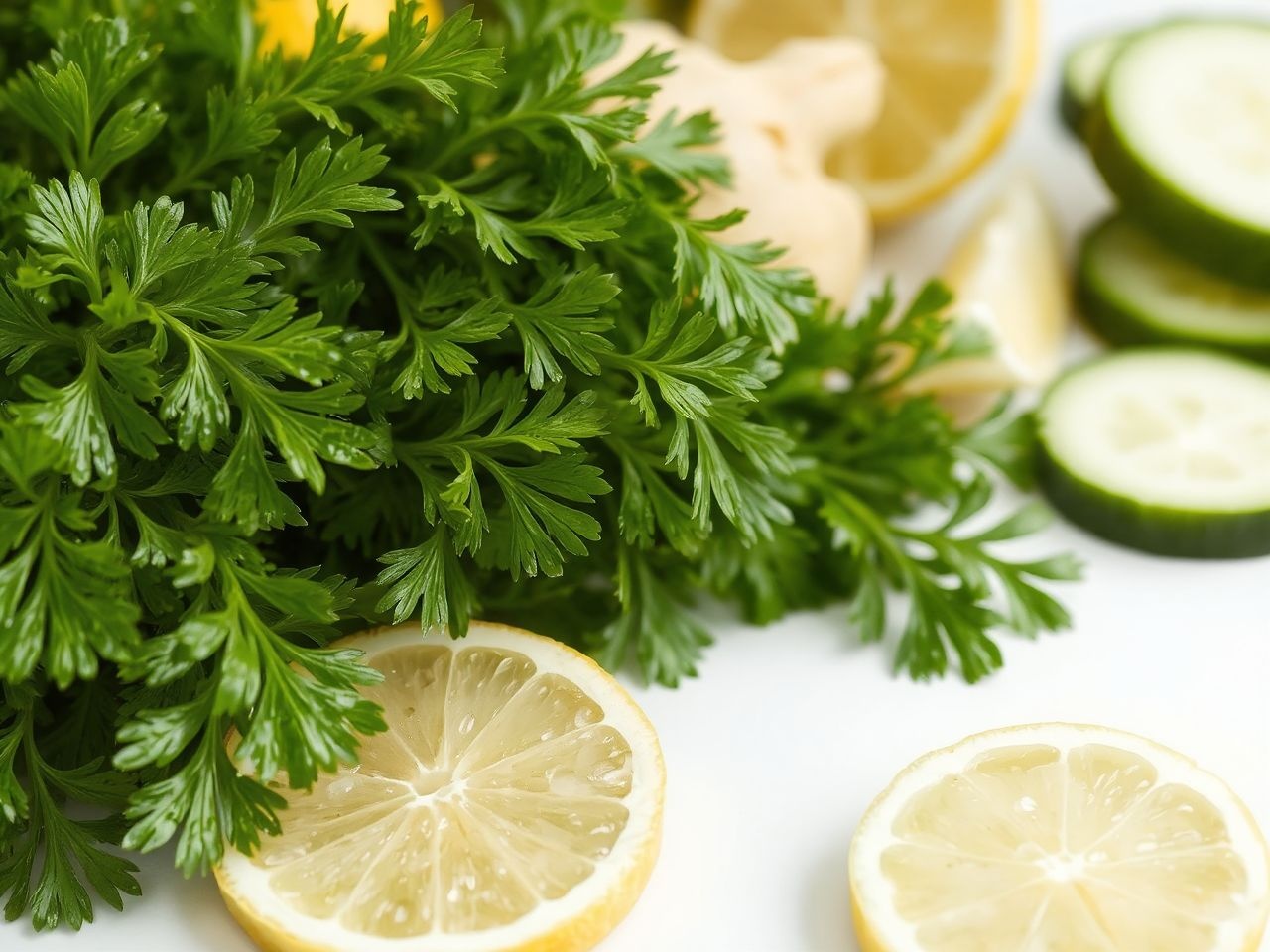 A petrezselyem gazdag C-vitaminban, erősíti az immunrendszert.