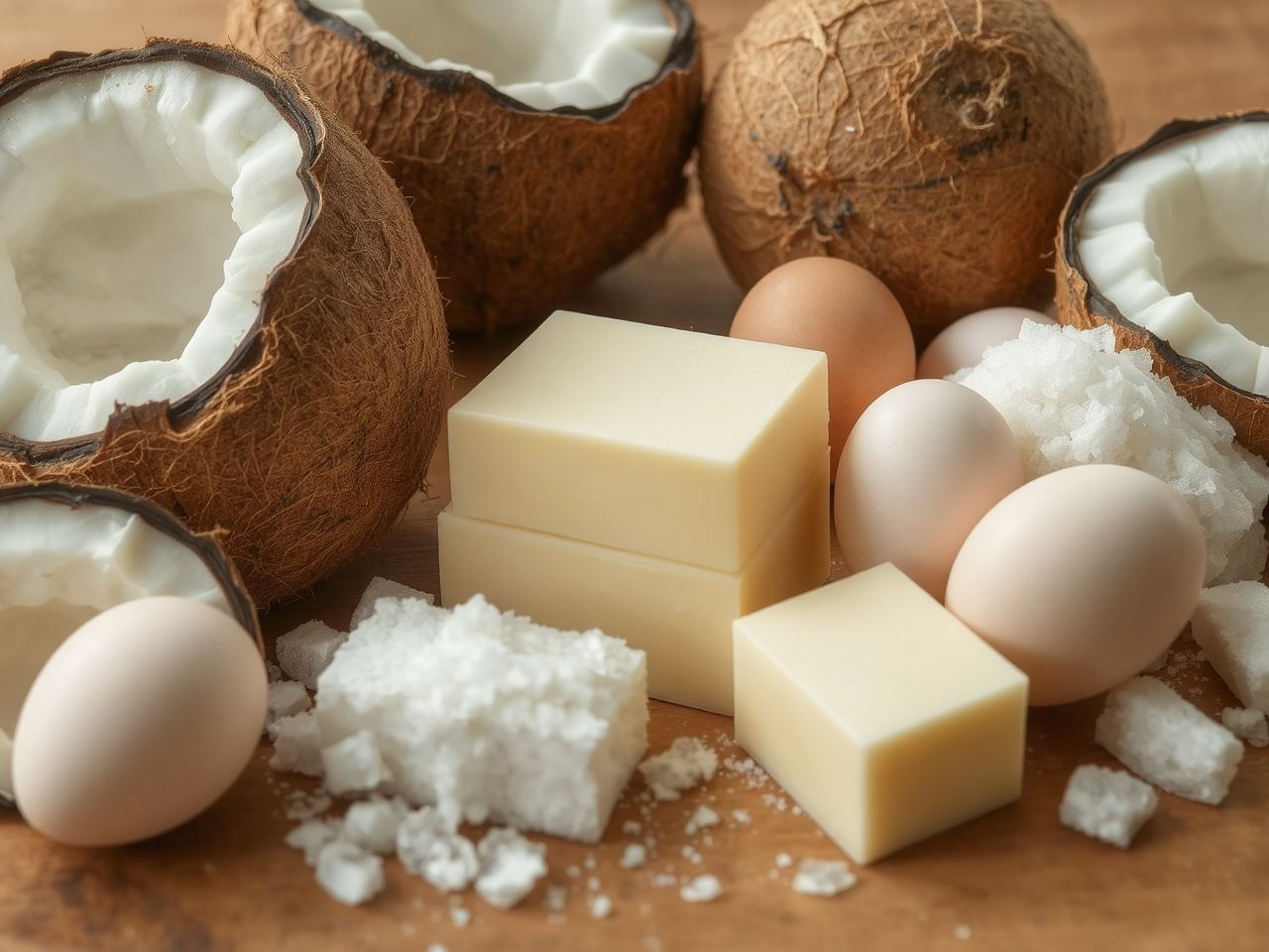 A minőségi alapanyagok garantálják a tökéletes retró kókuszrudat.