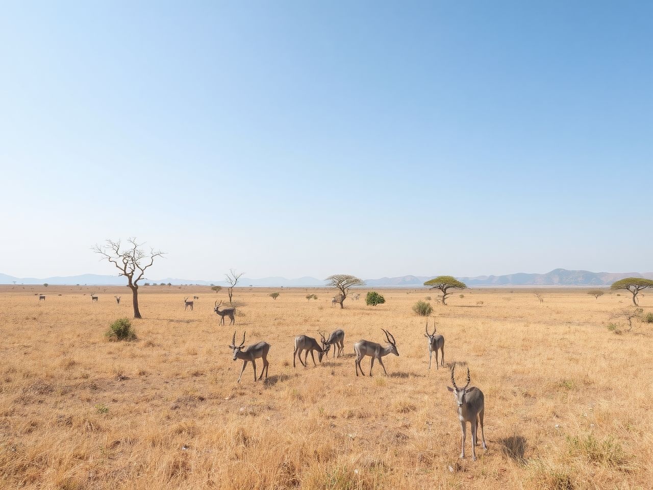 A fakó lóantilop főként Kelet-Afrika szavannáin él.