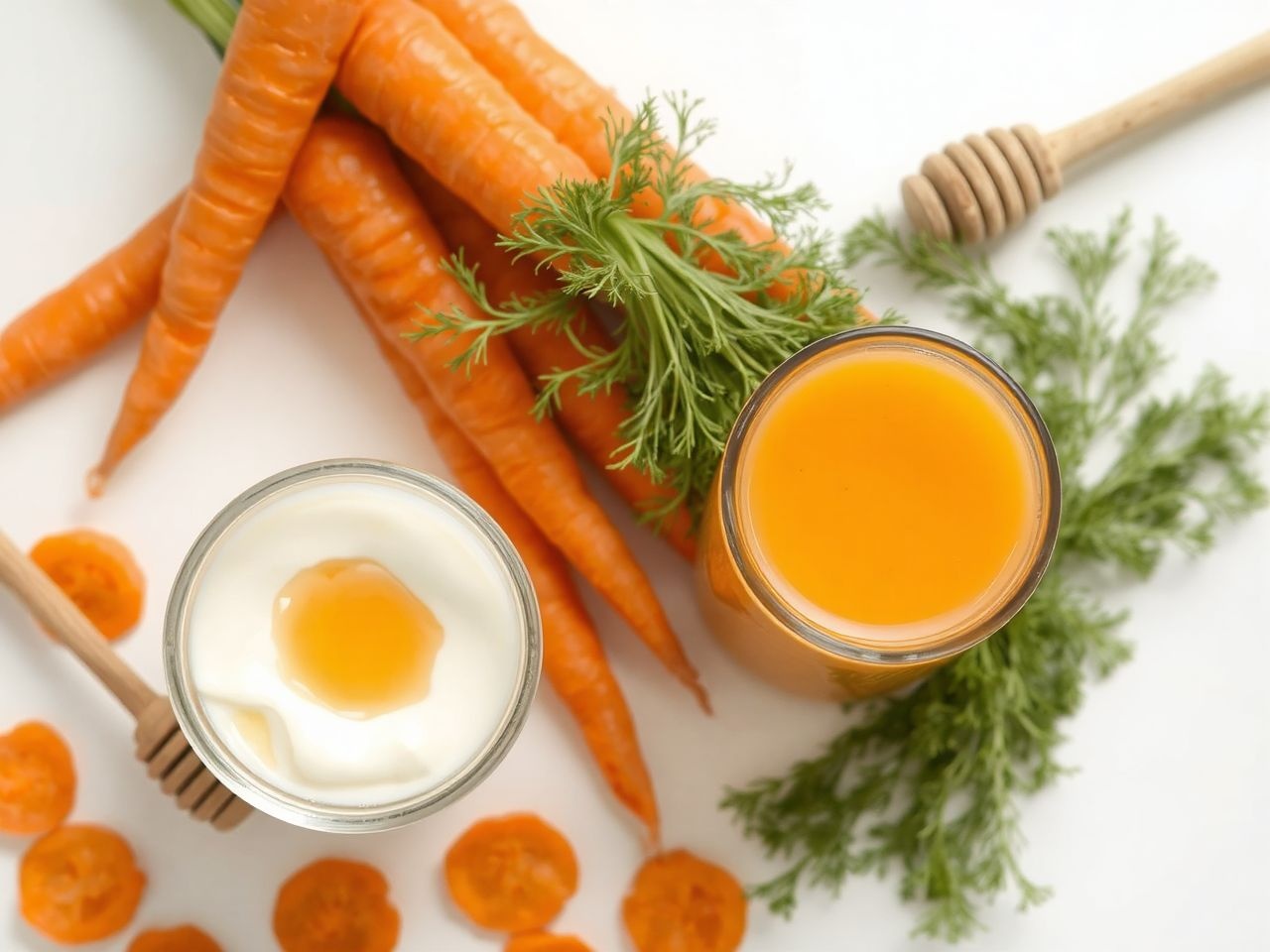A sárgarépa A-vitaminja elősegíti a bőr egészségét.
