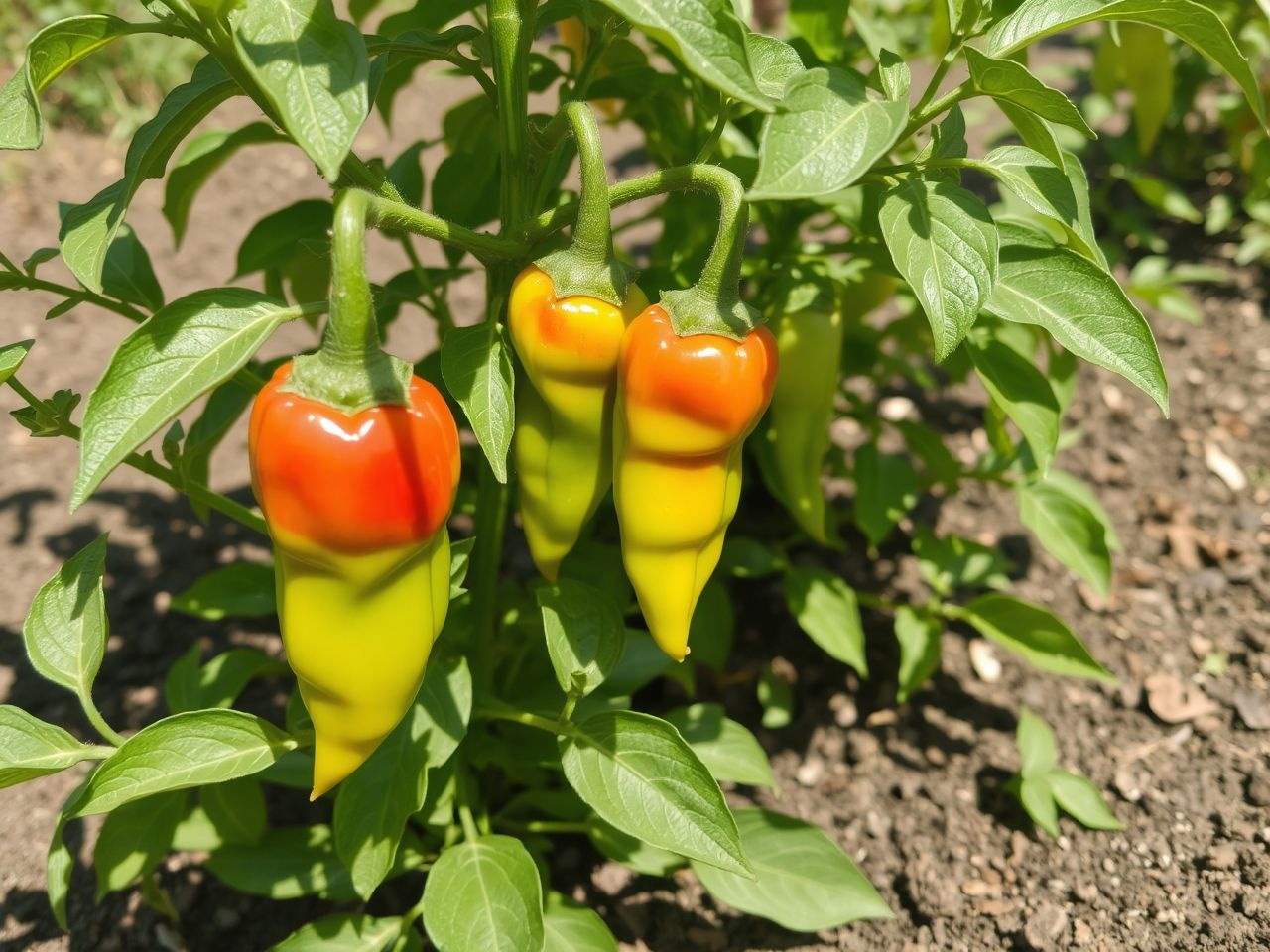 A Scorpion paprika forró, napos helyen és gazdag talajban fejlődik jól.