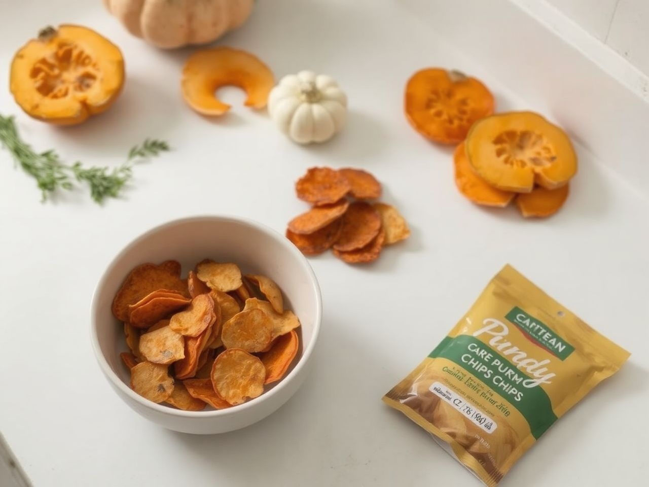 A házi sütőtök chips adalékanyagok nélkül, egészséges és finom.