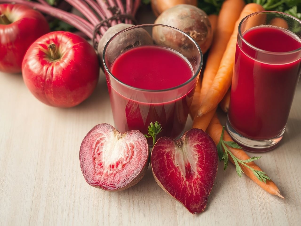 Az alma-cékla-répa lé gazdag antioxidánsokban, erősíti az immunrendszert.
